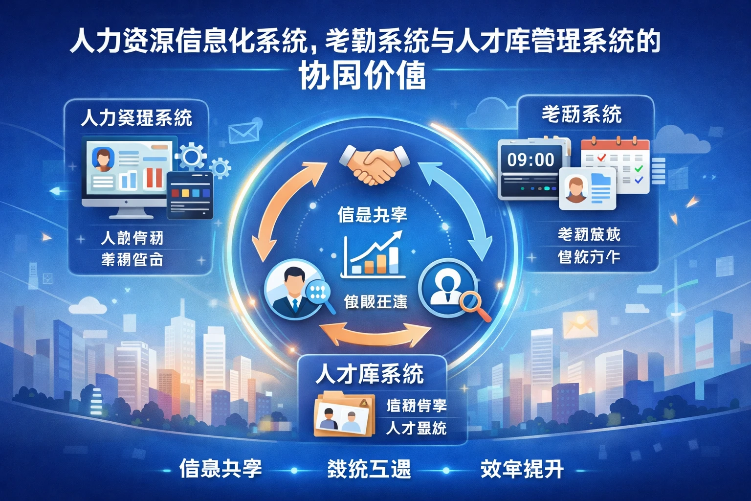 人力资源信息化系统、考勤系统与人才库管理系统的协同价值