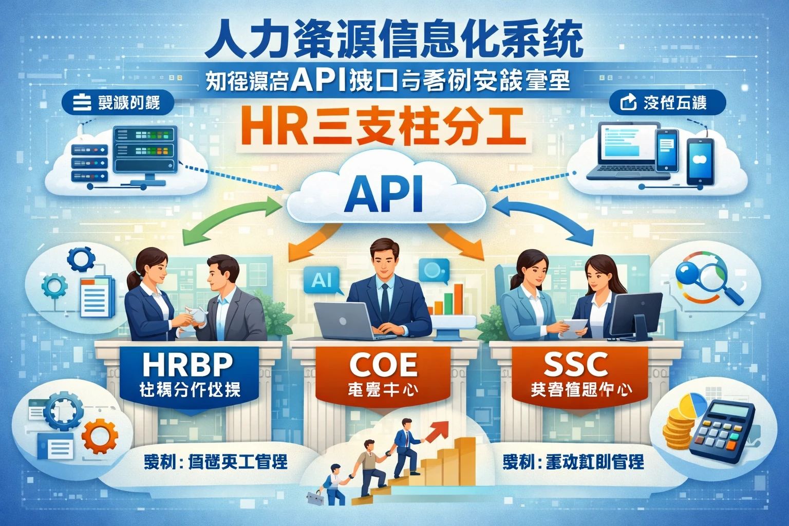 人力资源信息化系统如何通过API接口与案例实践重塑HR三支柱分工