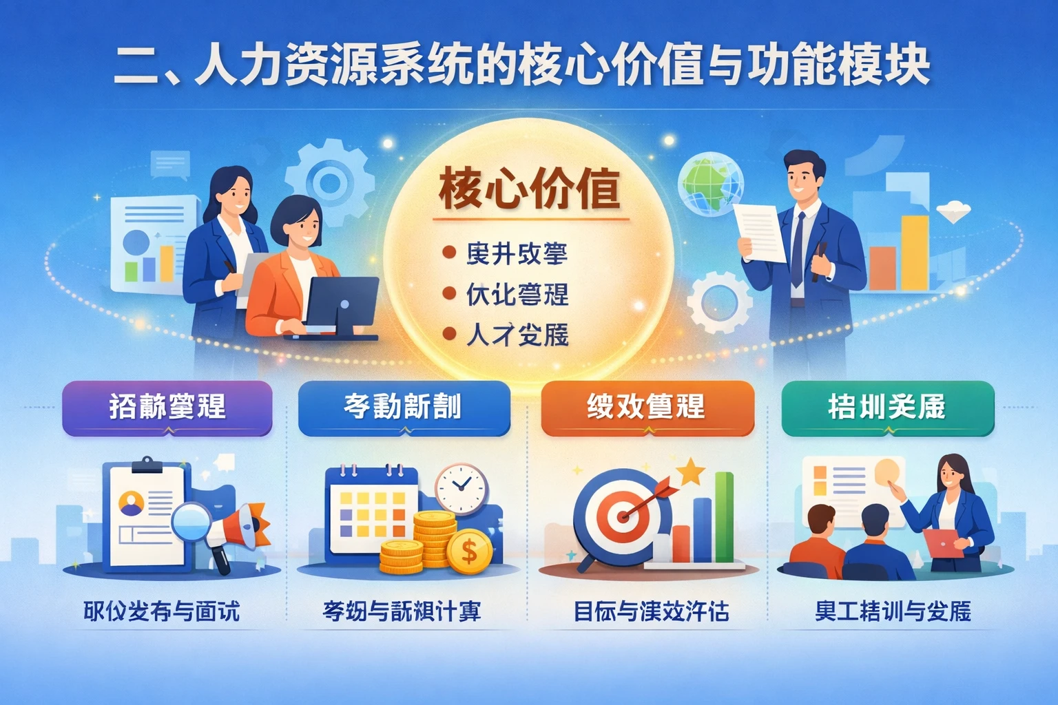 二、人力资源系统的核心价值与功能模块