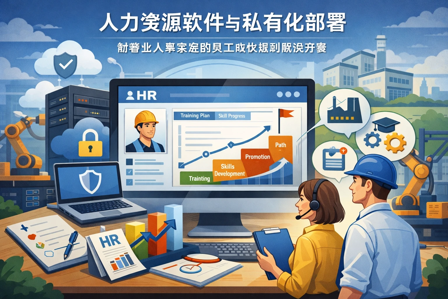 人力资源软件与私有化部署：制造业人事系统的员工成长规划解决方案