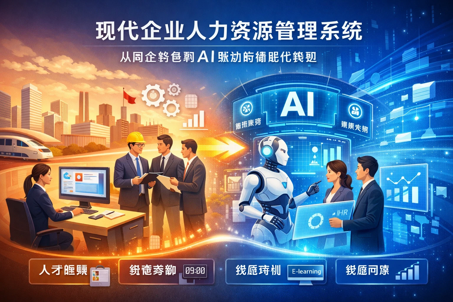 现代企业人力资源管理系统：从国企特色到AI驱动的智能化转型