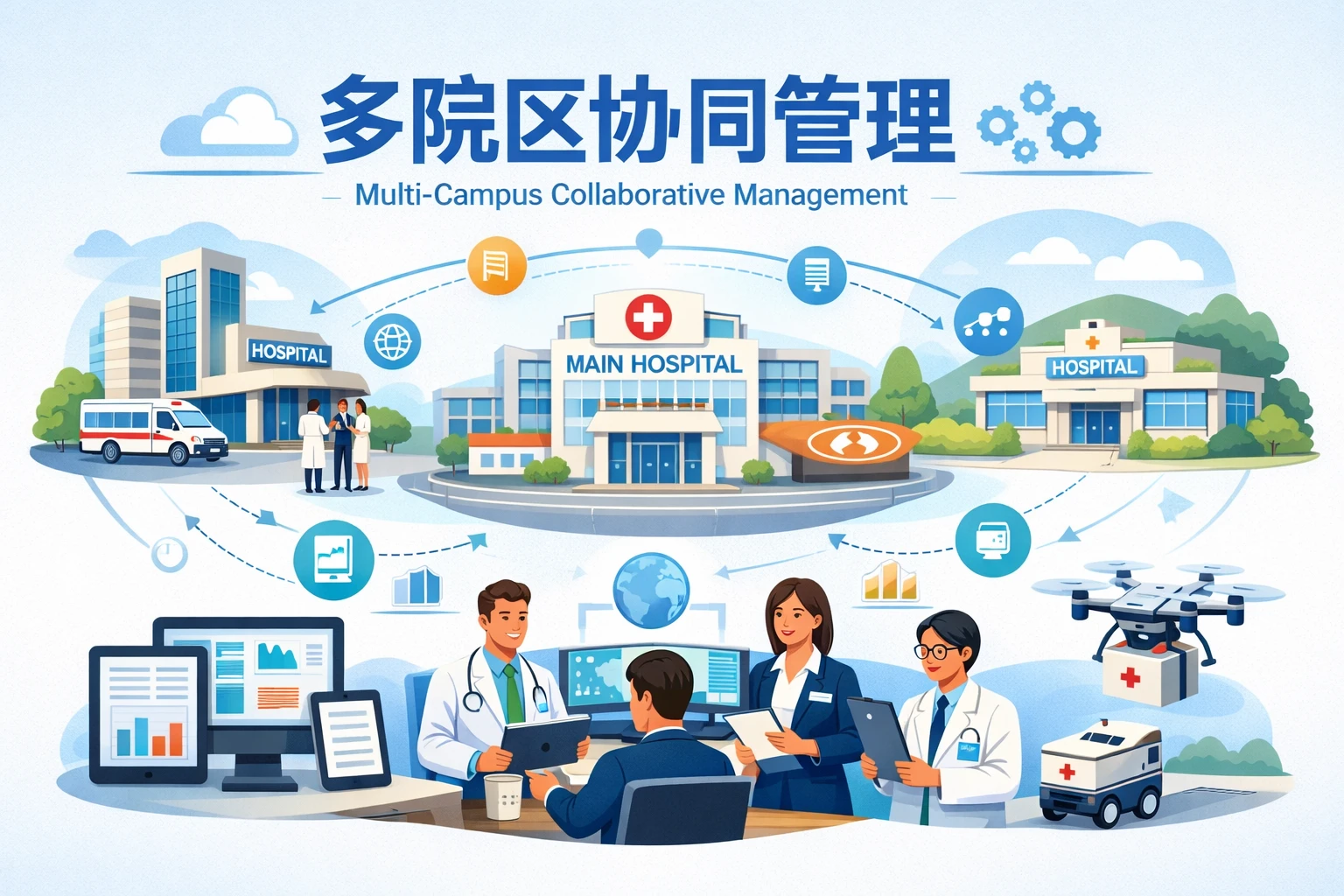 多院区协同管理