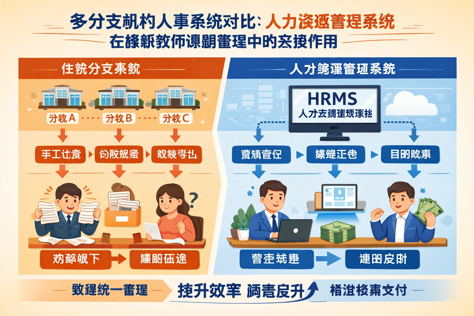 多分支机构人事系统对比:人力资源管理系统在兼职教师课酬管理中的关键作用