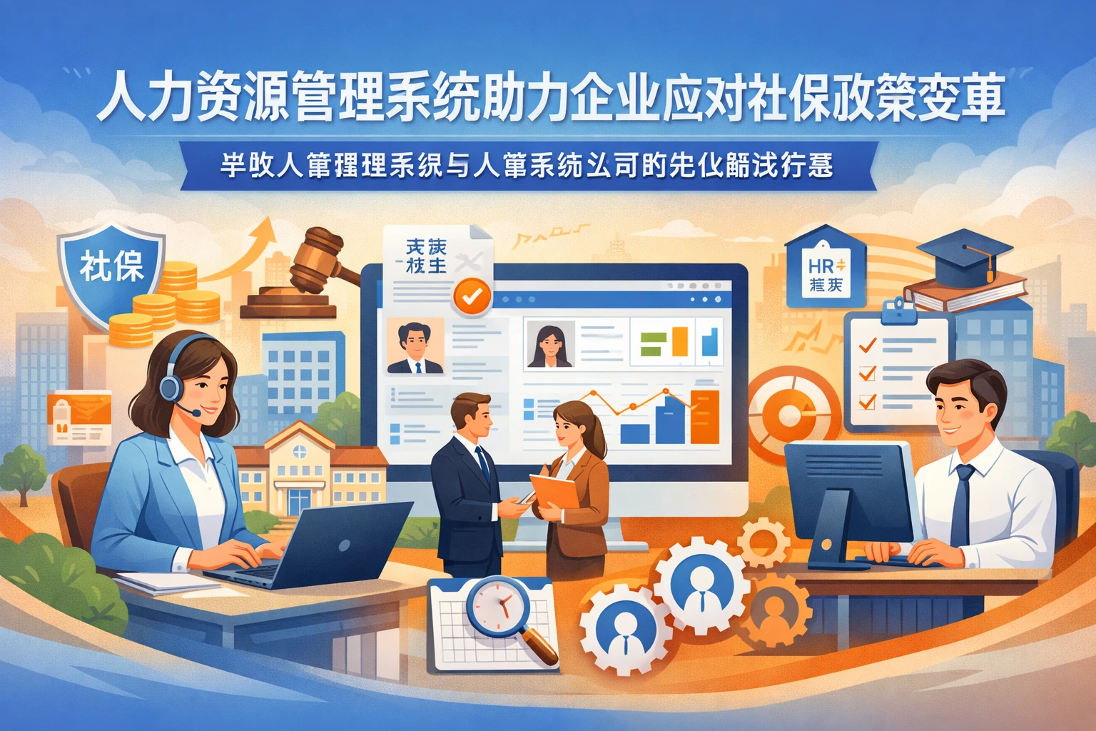 人力资源管理系统助力企业应对社保政策变革 - 学校人事管理系统与人事系统公司的专业解决方案