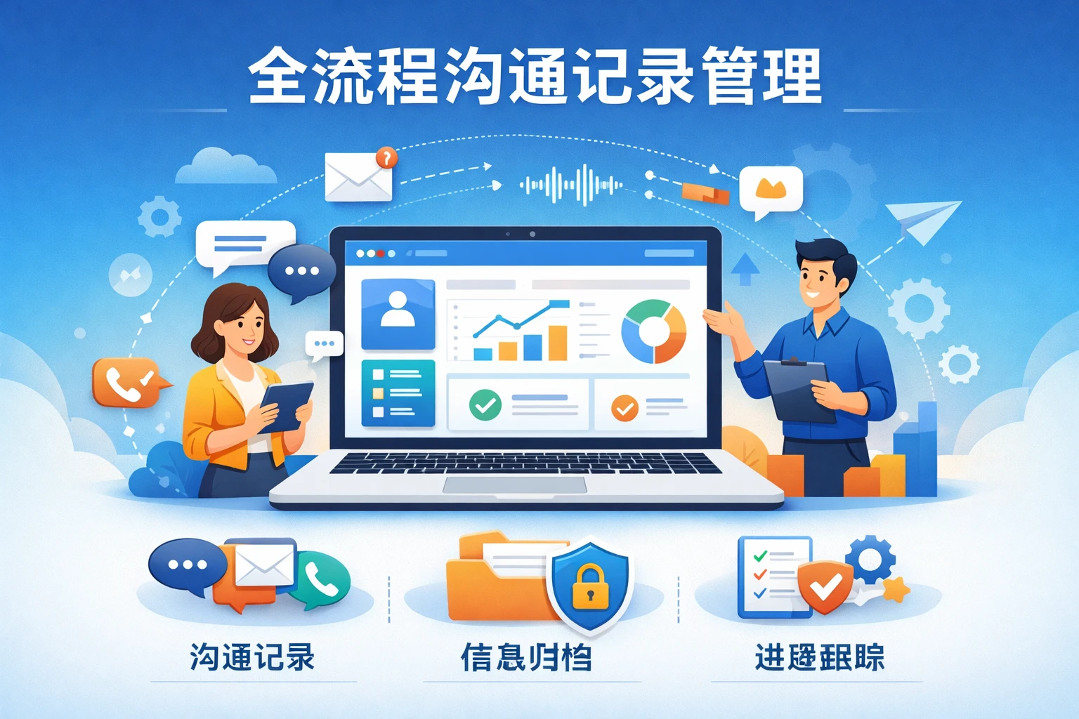 全流程沟通记录管理