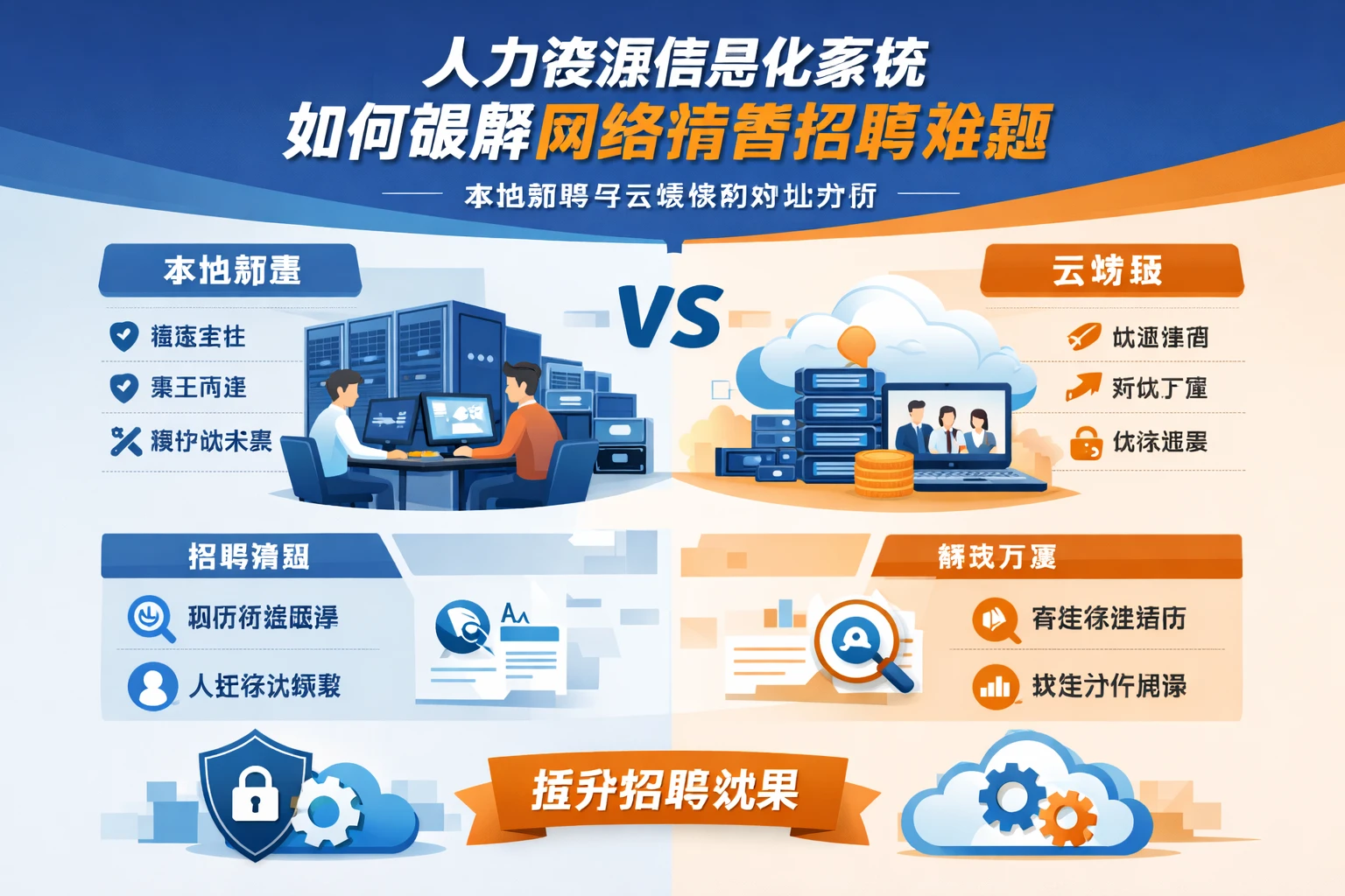 人力资源信息化系统如何破解网络销售招聘难题：本地部署与云端版的对比分析