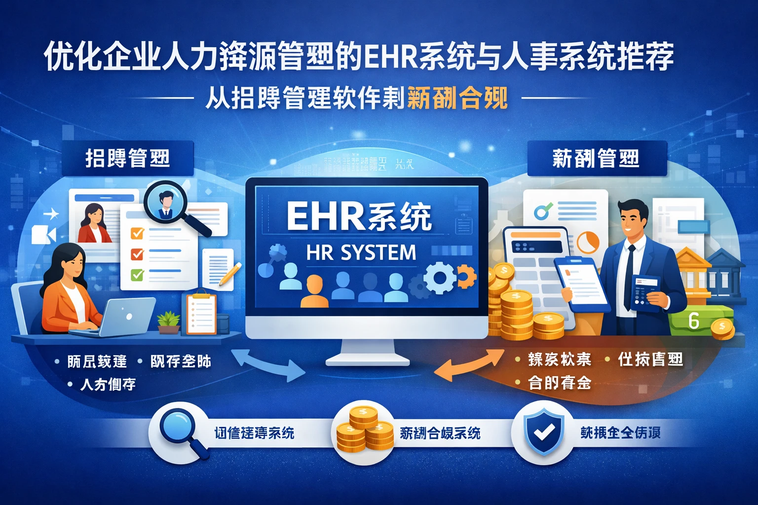 优化企业人力资源管理的ehr系统与人事系统推荐：从招聘管理软件到薪酬合规