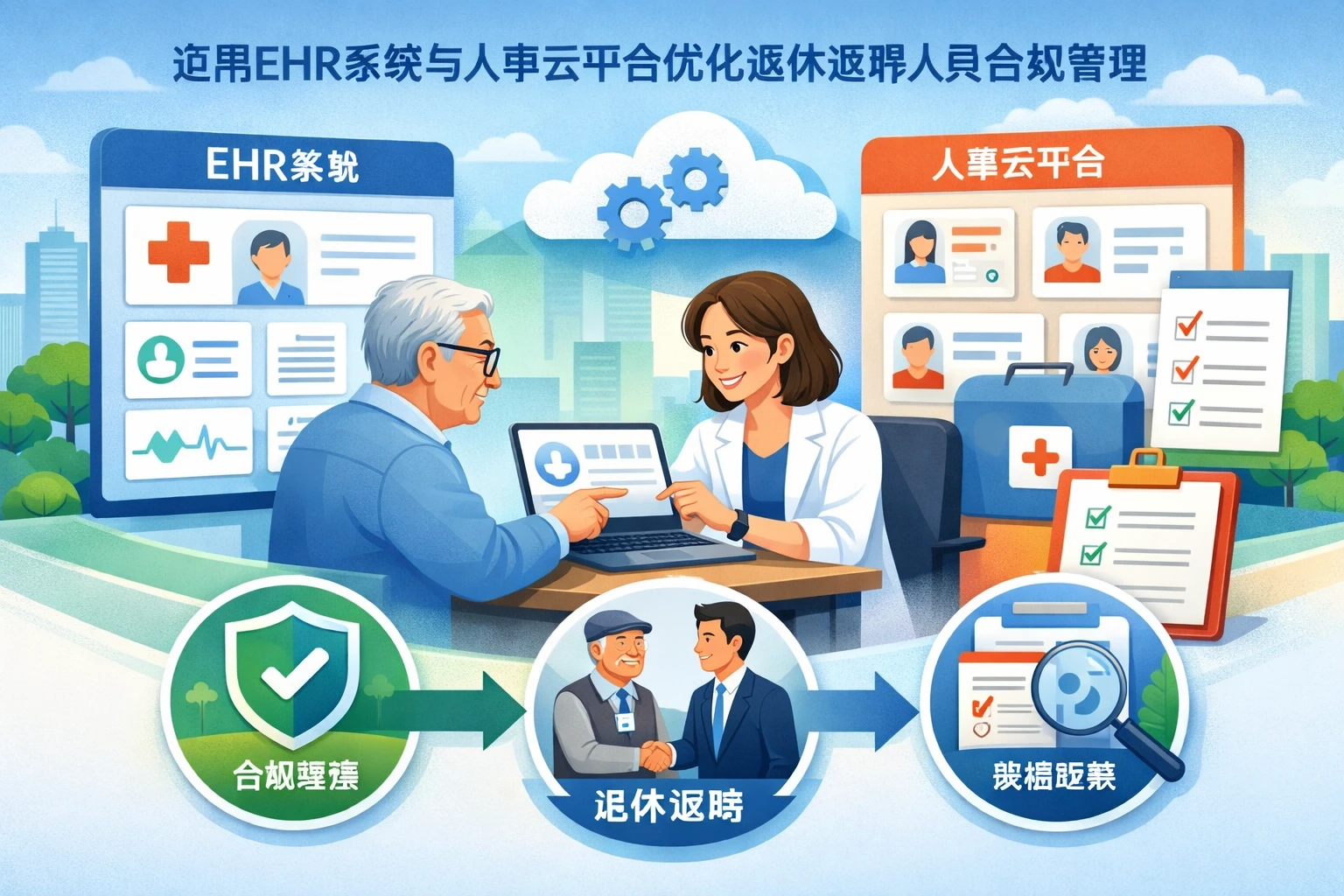 运用EHR系统与人事云平台优化退休返聘人员合规管理
