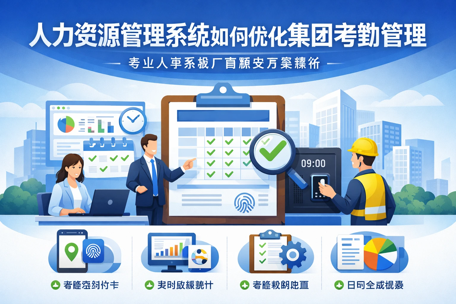 人力资源管理系统如何优化集团考勤管理 - 专业人事系统厂商解决方案解析