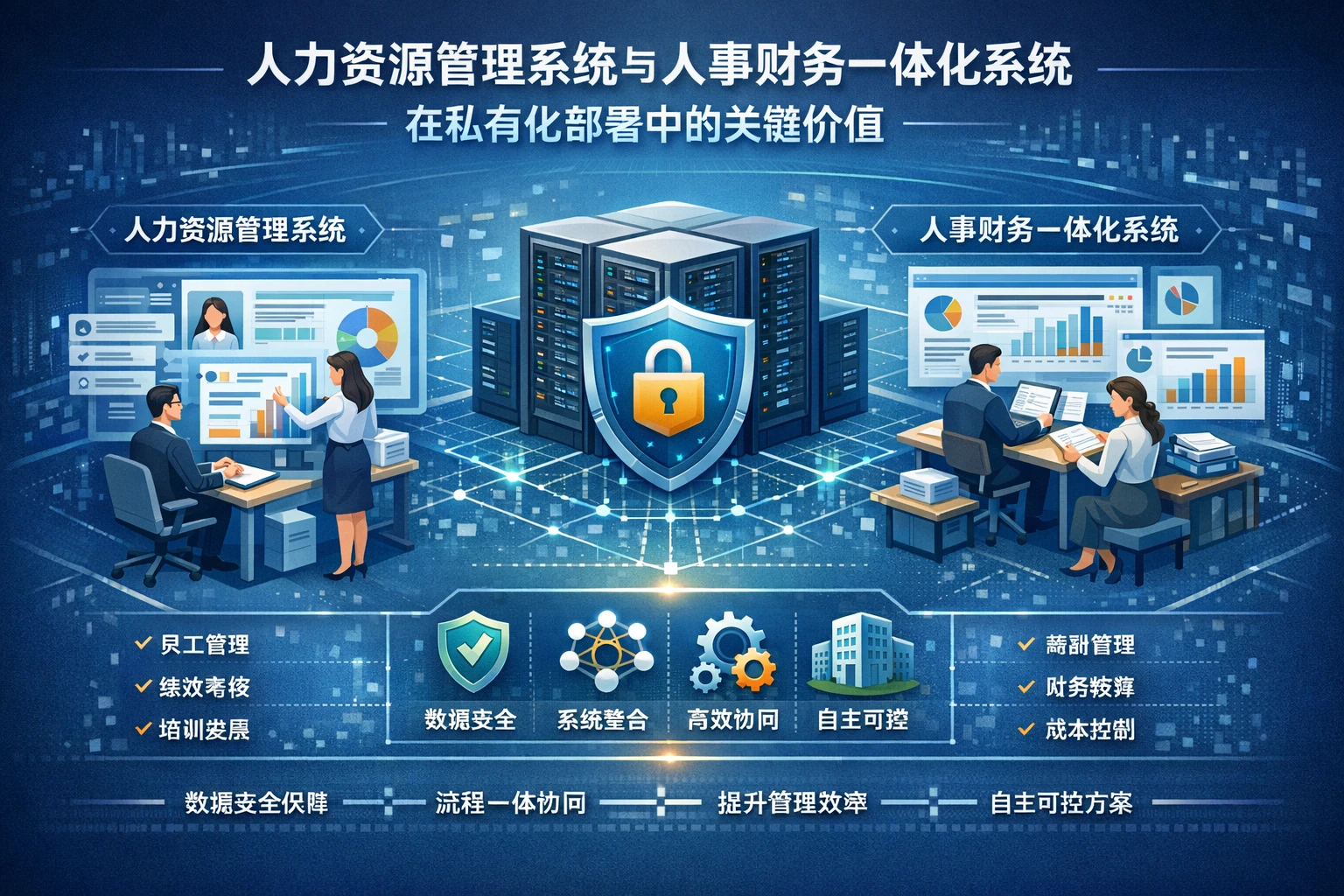 人力资源管理系统与人事财务一体化系统在私有化部署中的关键价值