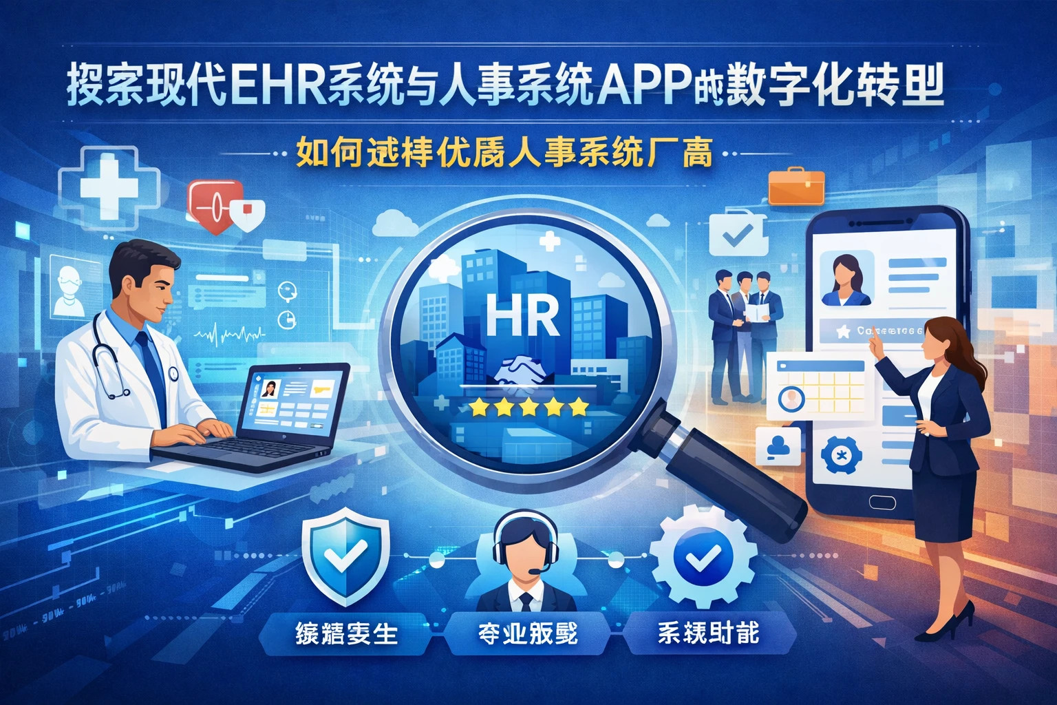探索现代EHR系统与人事系统APP的数字化转型:如何选择优质人事系统厂商