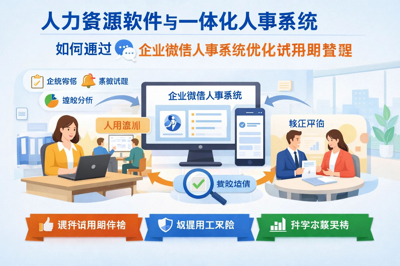 人力资源软件与一体化人事系统如何通过企业微信人事系统优化试用期管理