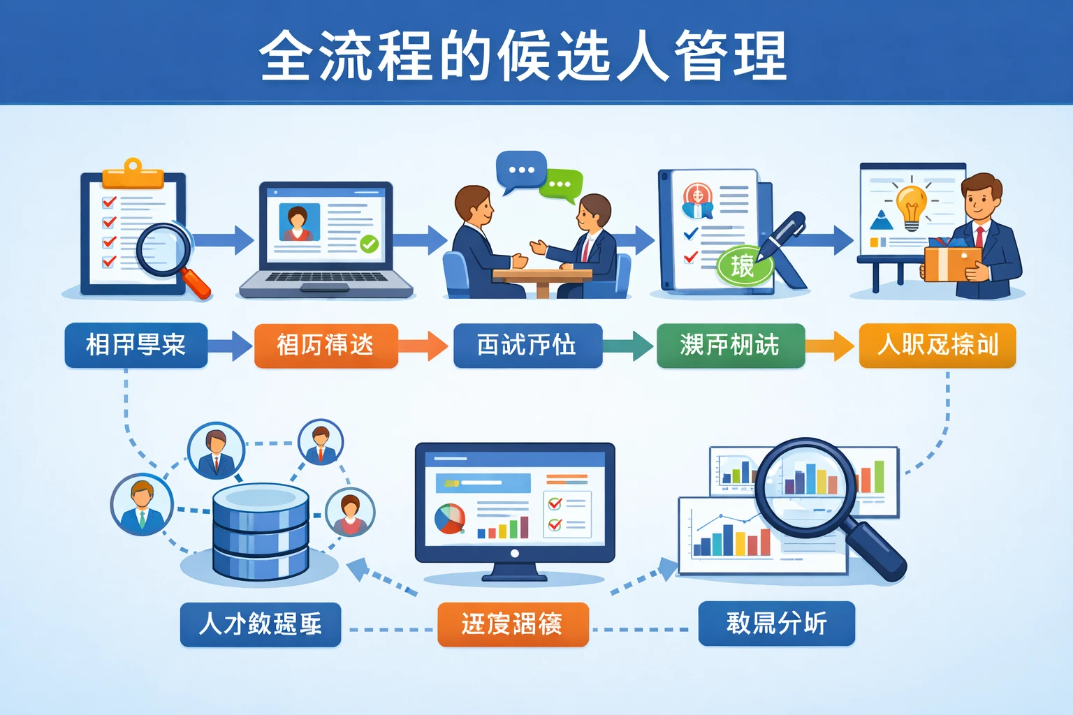 全流程的候选人管理