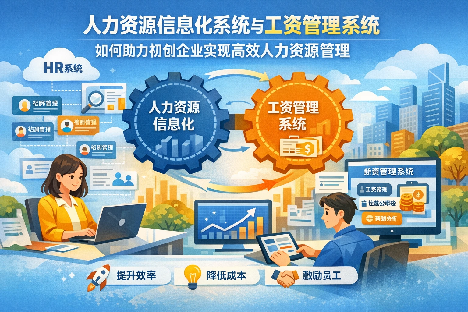 人力资源信息化系统与工资管理系统如何助力初创企业实现高效人力资源管理