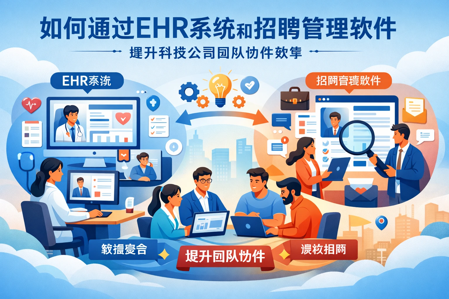 如何通过EHR系统和招聘管理软件提升科技公司团队协作效率