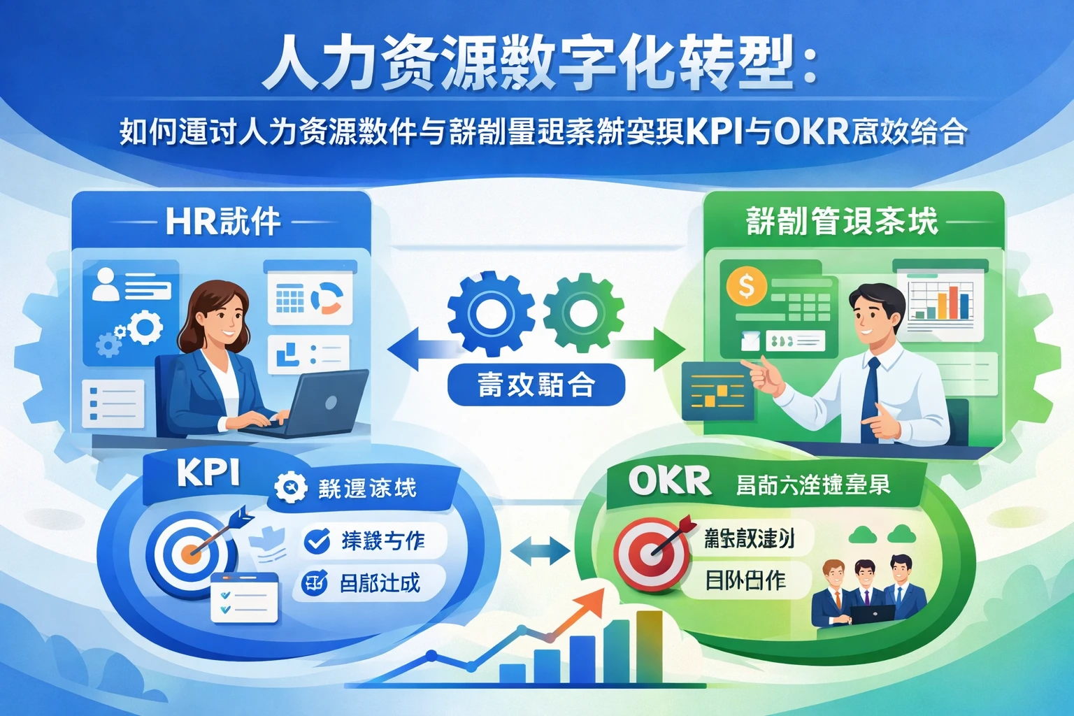 人力资源数字化转型:如何通过人力资源软件与薪酬管理系统实现KPI与OKR高效结合