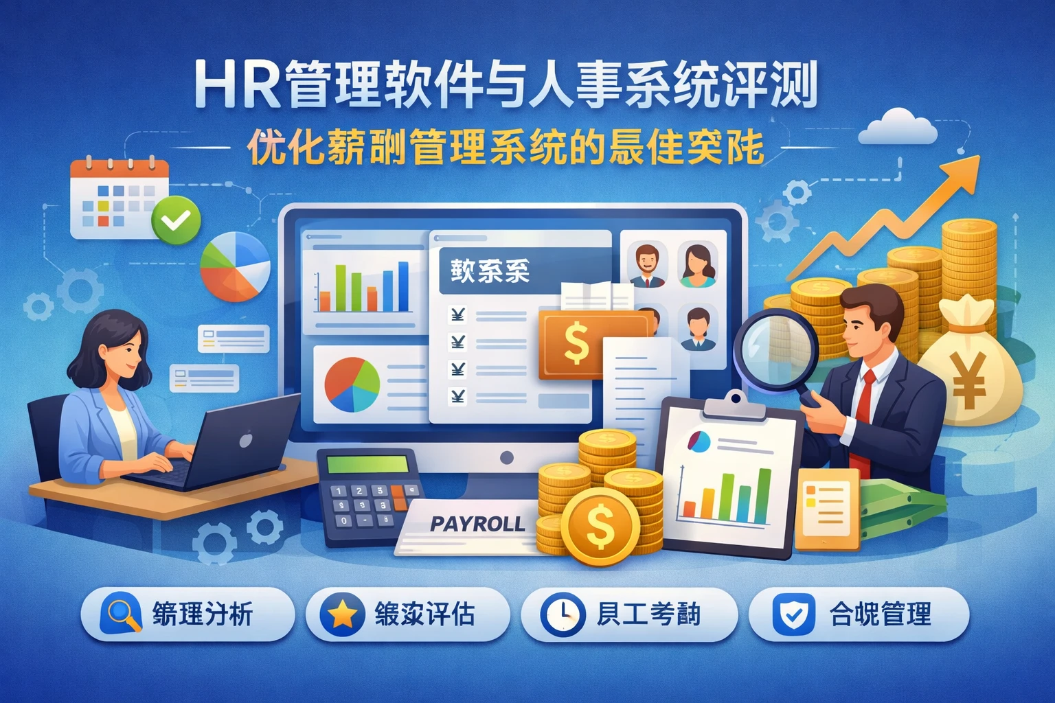 HR管理软件与人事系统评测：优化薪酬管理系统的最佳实践