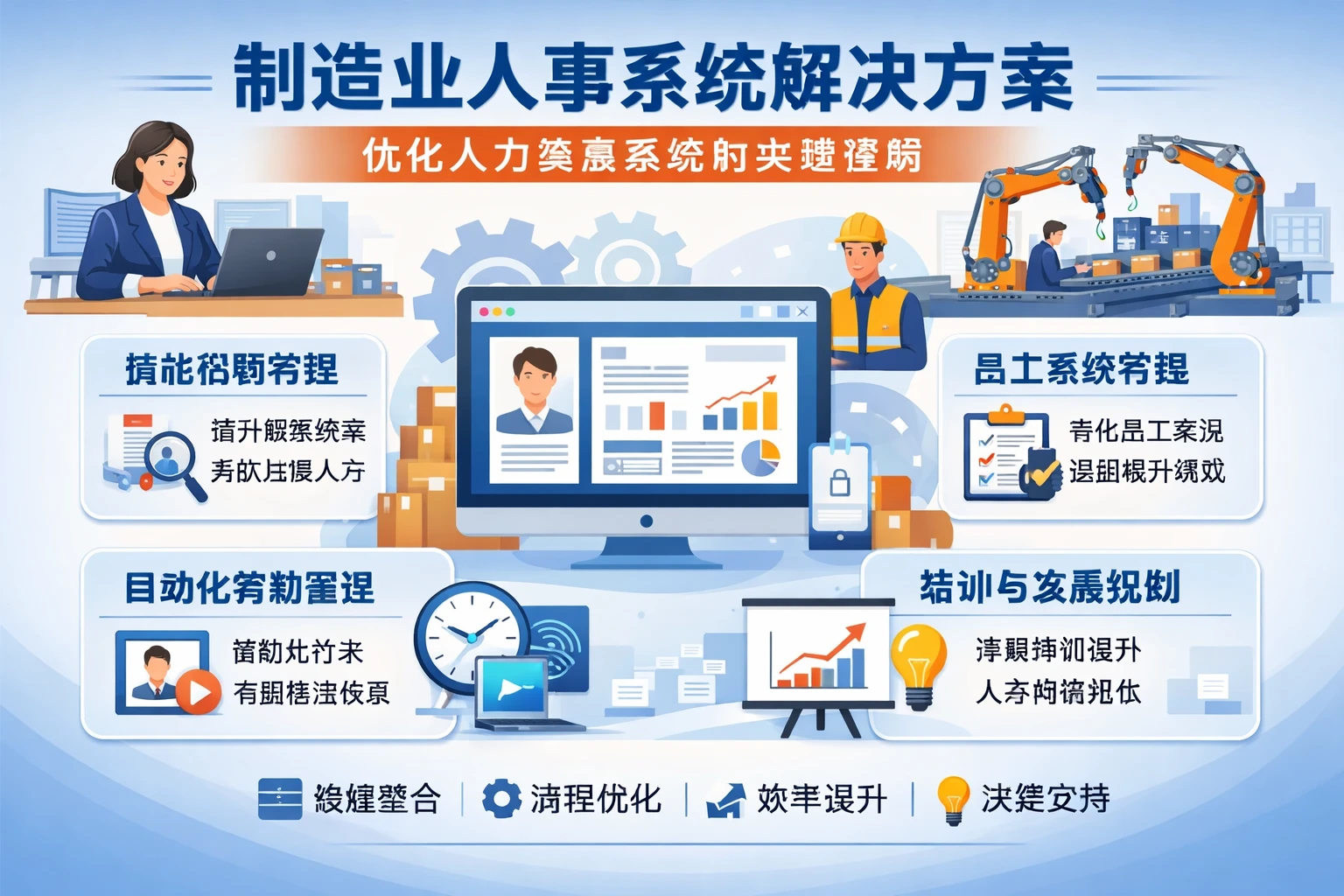 制造业人事系统解决方案:优化人力资源系统的关键策略