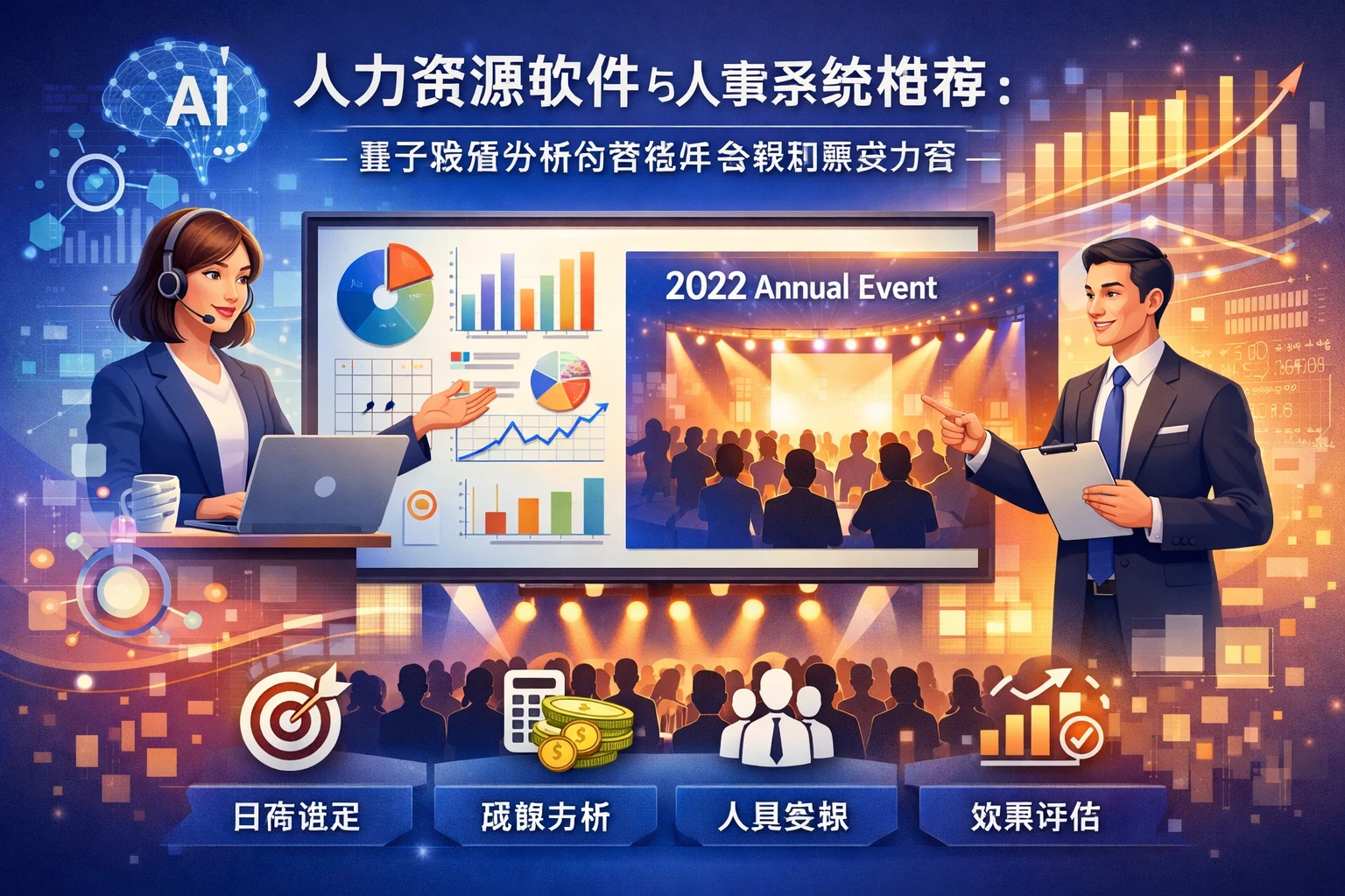 人力资源软件与人事系统推荐：基于数据分析的智能年会策划解决方案