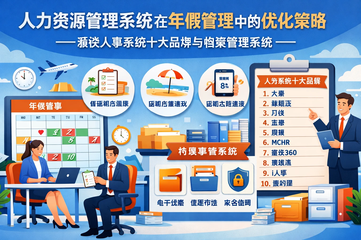 人力资源管理系统在年假管理中的优化策略——兼谈人事系统十大品牌与档案管理系统