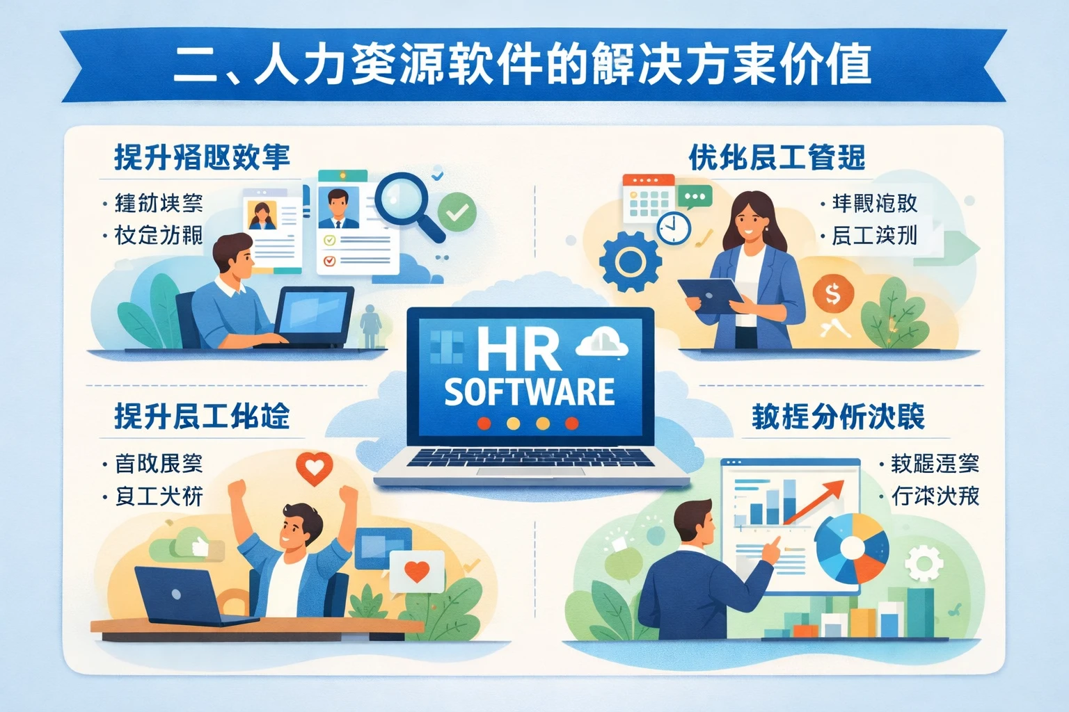 二、人力资源软件的解决方案价值