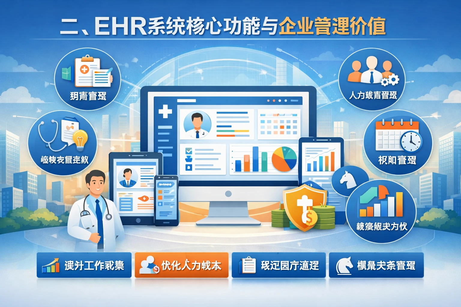 二、EHR系统核心功能与企业管理价值