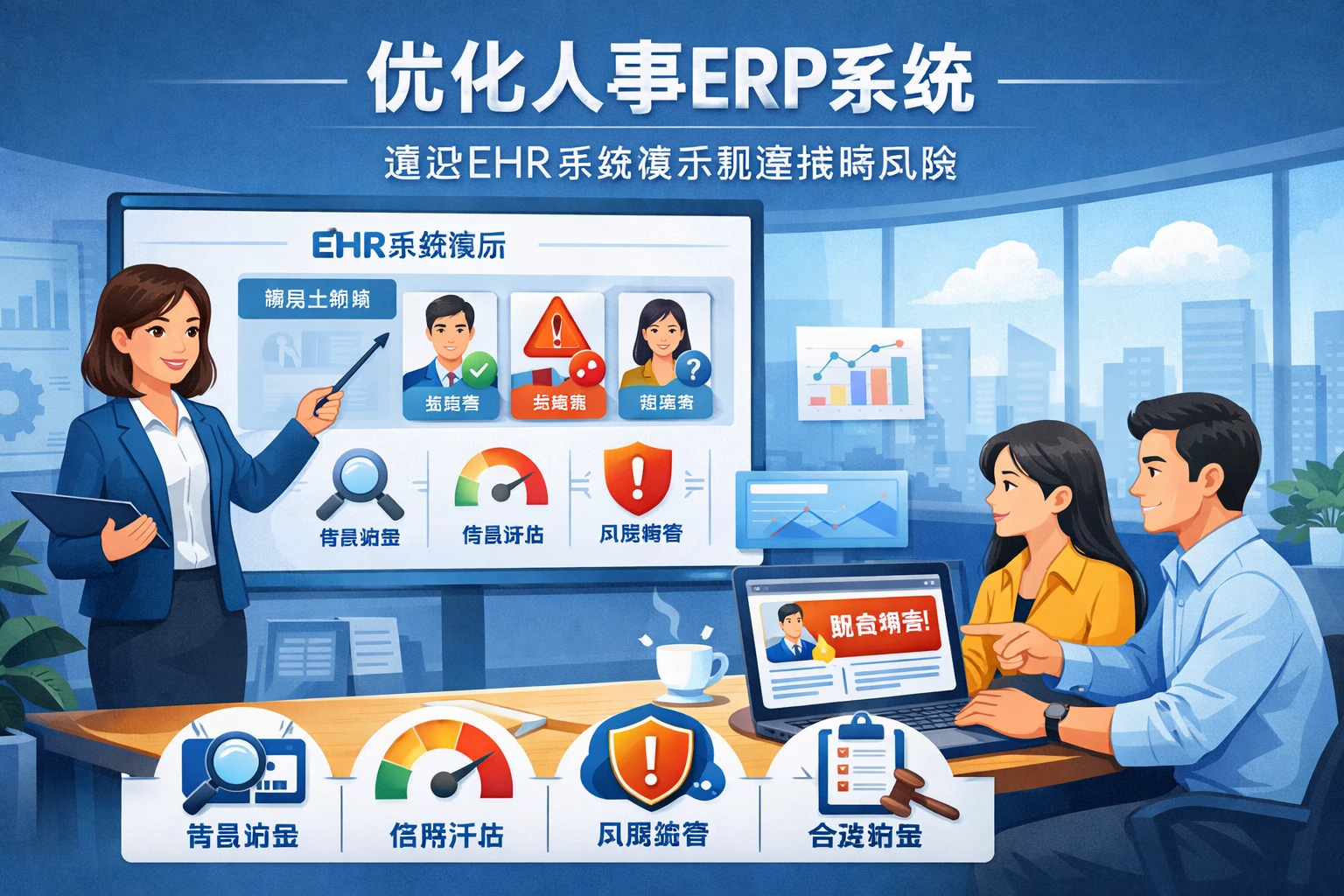 优化人事ERP系统：通过EHR系统演示规避招聘风险