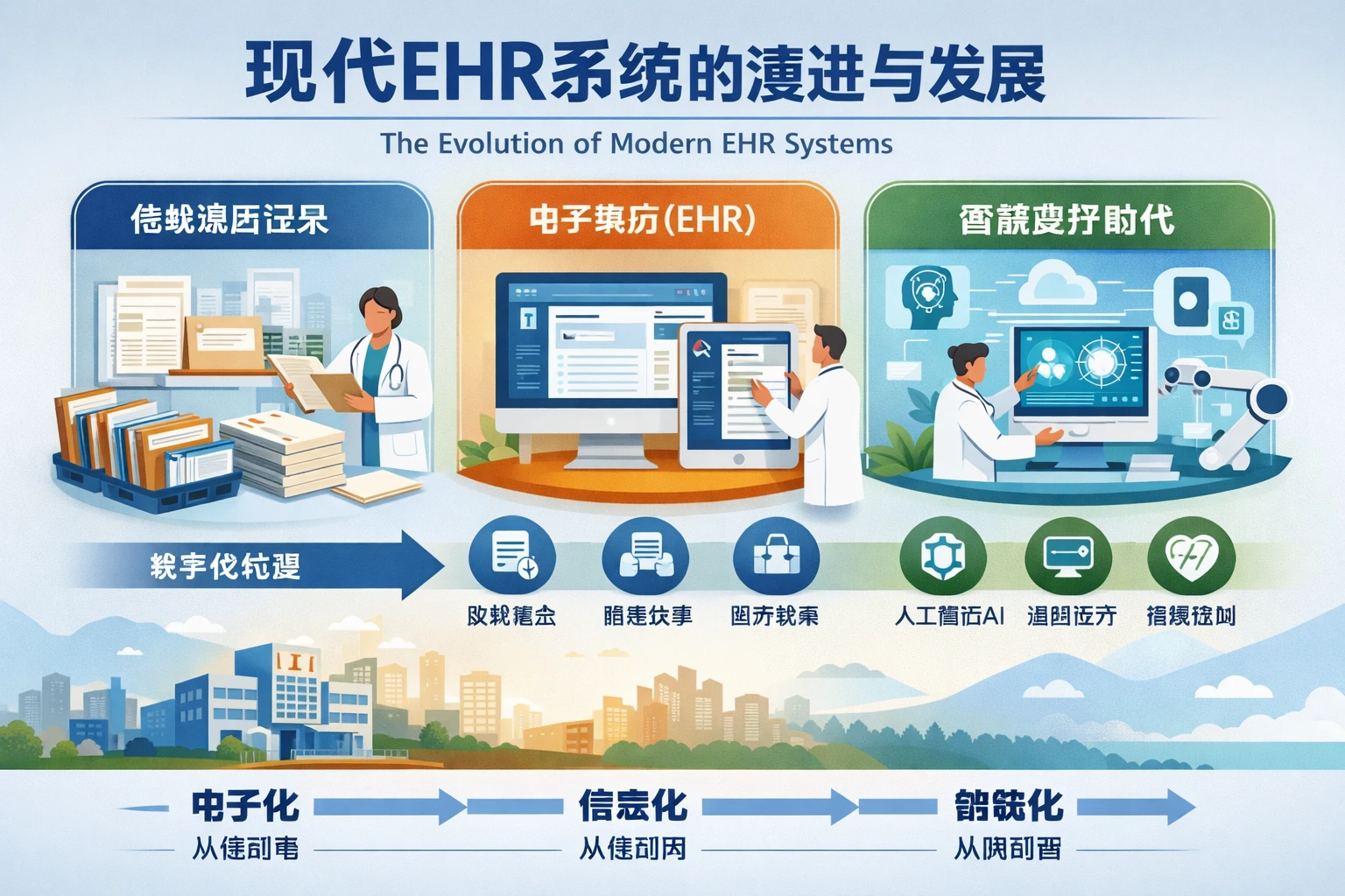 现代ehr系统的演进与发展