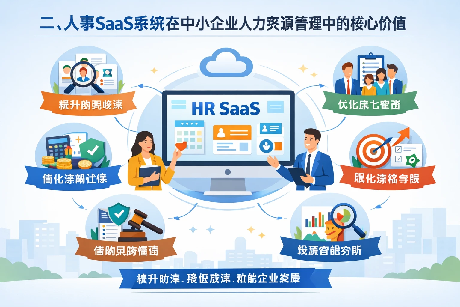 二、人事SaaS系统在中小企业人力资源管理中的核心价值