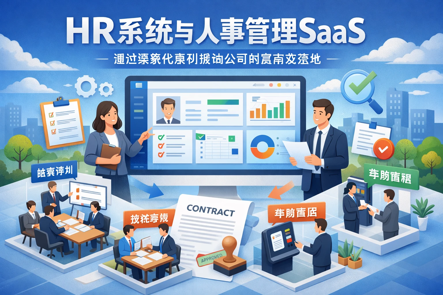 HR系统与人事管理SaaS：通过系统化案例推动公司制度有效落地