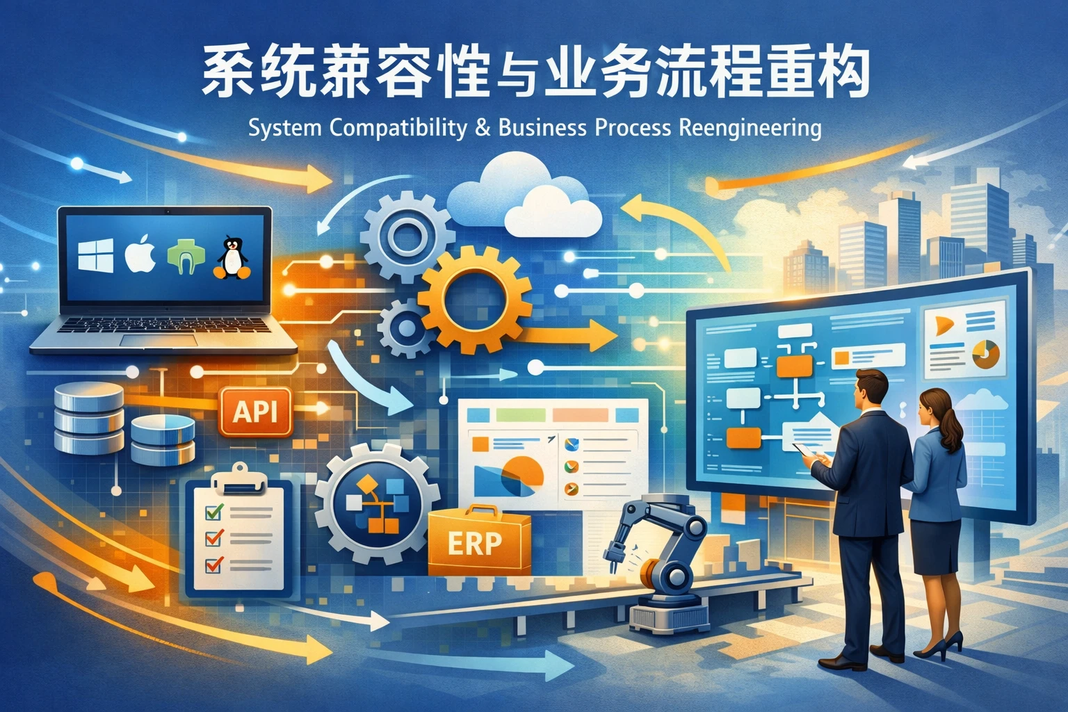 系统兼容性与业务流程重构