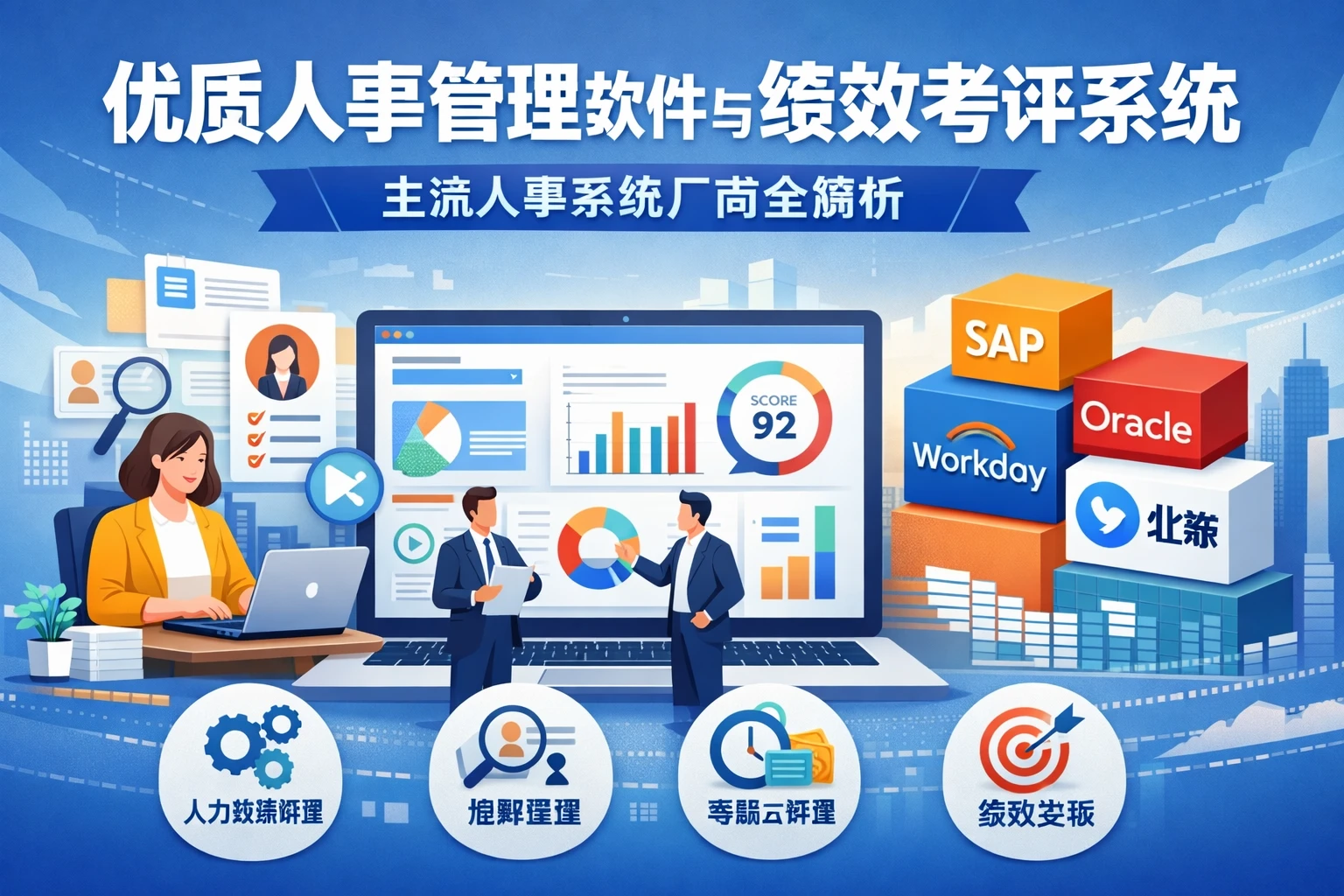 优质人事管理软件与绩效考评系统：主流人事系统厂商全解析
