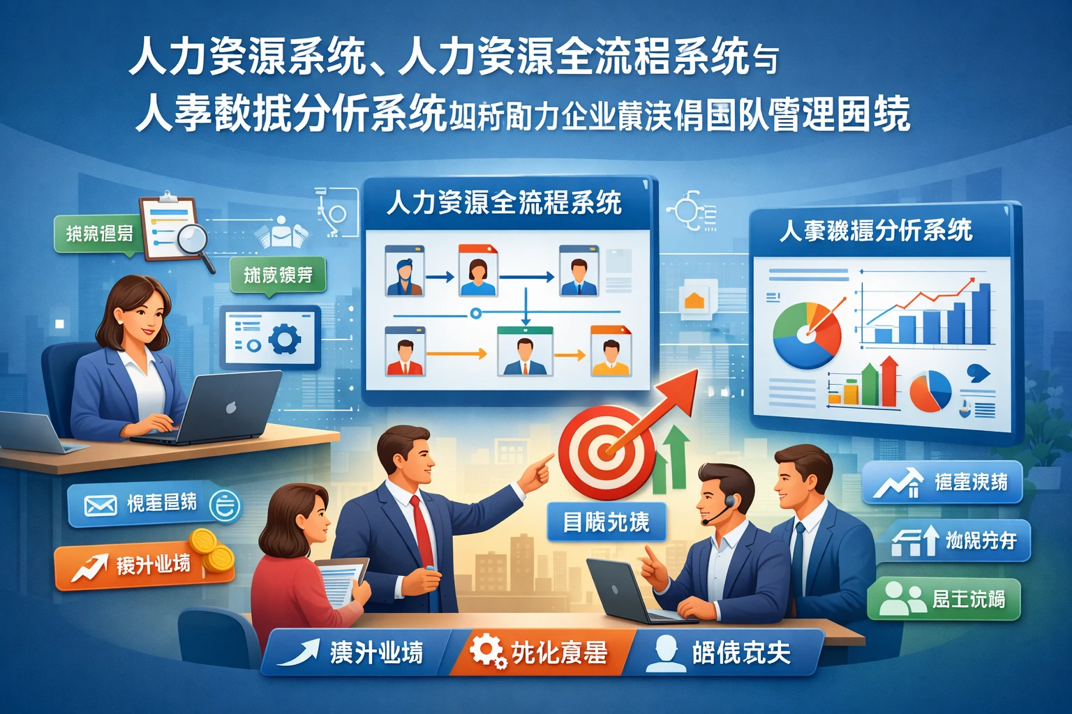 人力资源系统、人力资源全流程系统与人事数据分析系统如何助力企业解决销售团队管理困境