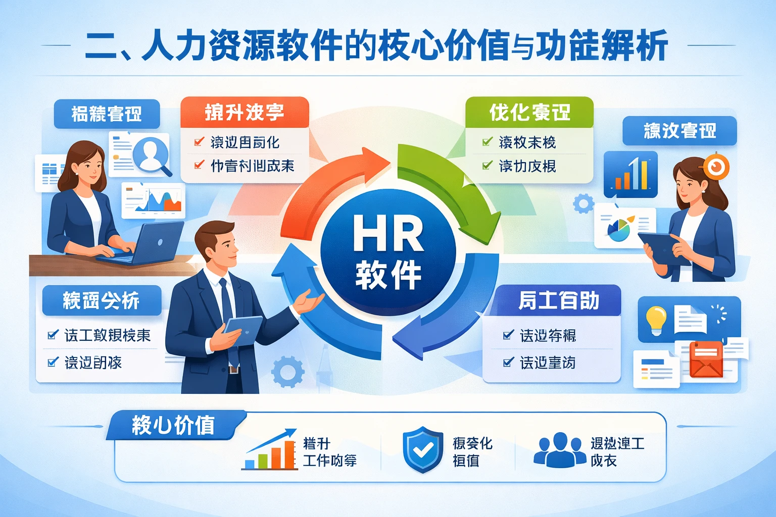 二、人力资源软件的核心价值与功能解析