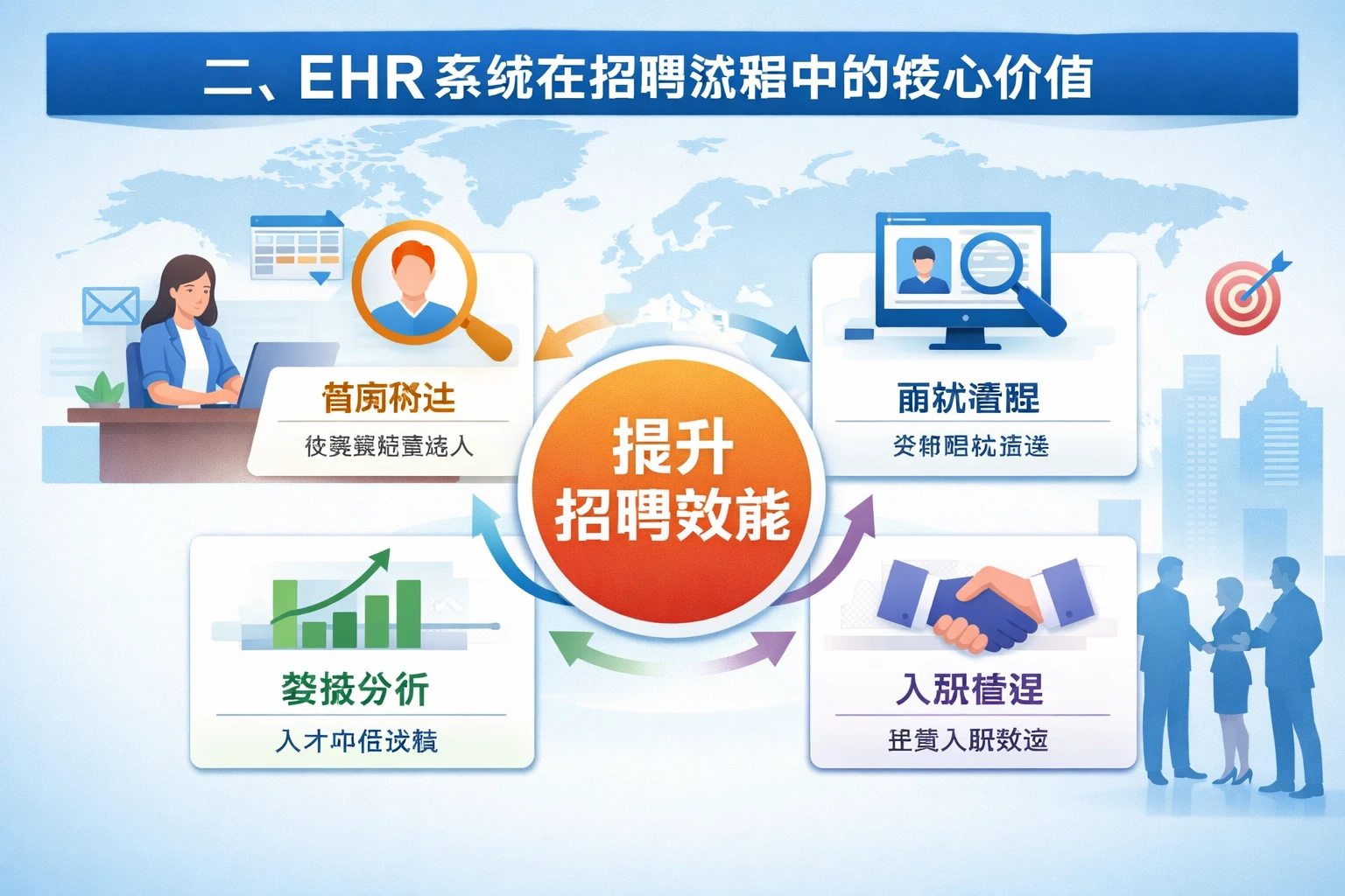 二、ehr系统在招聘流程中的核心价值