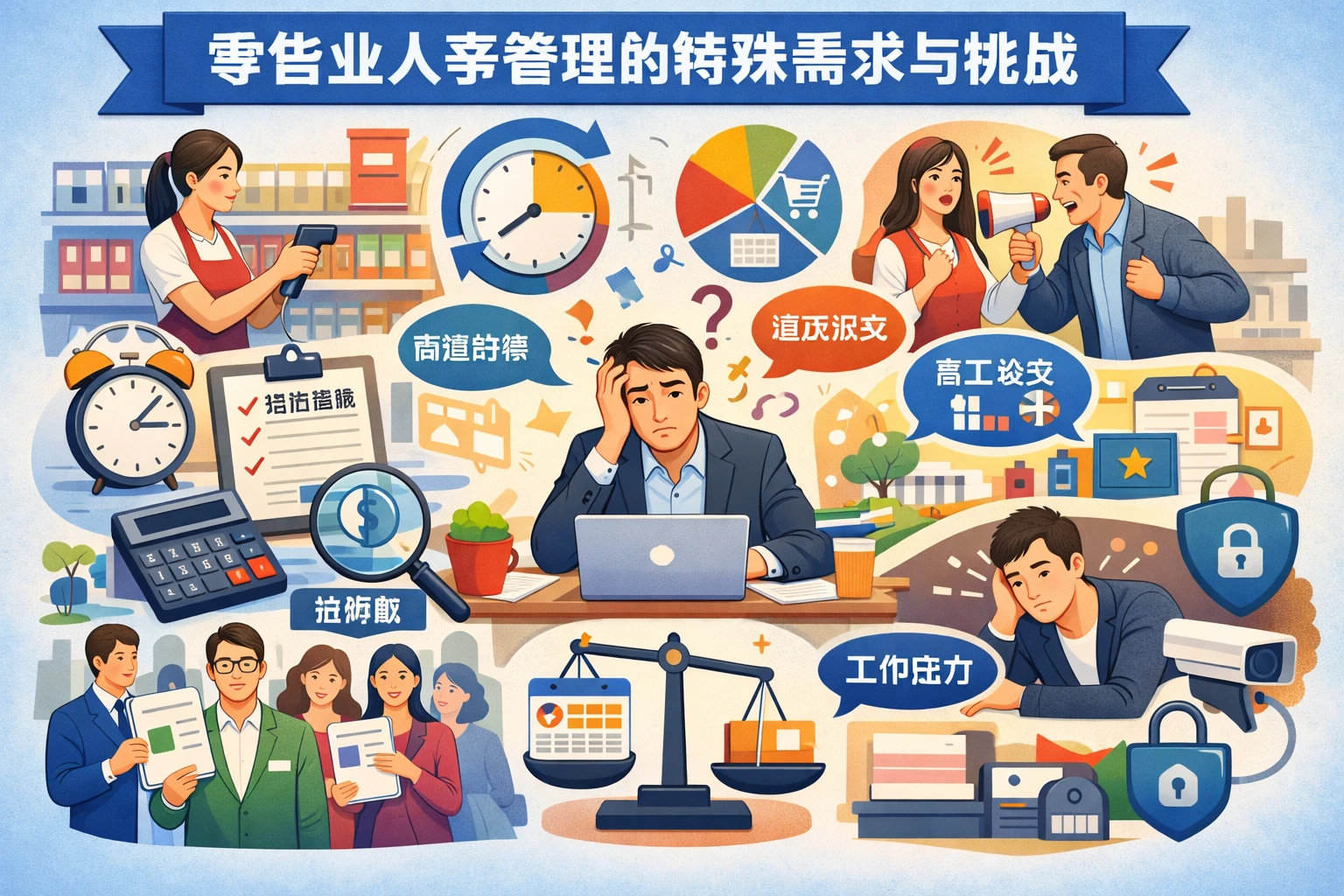 零售业人事管理的特殊需求与挑战