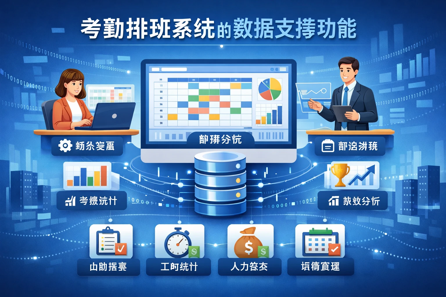 考勤排班系统的数据支撑功能
