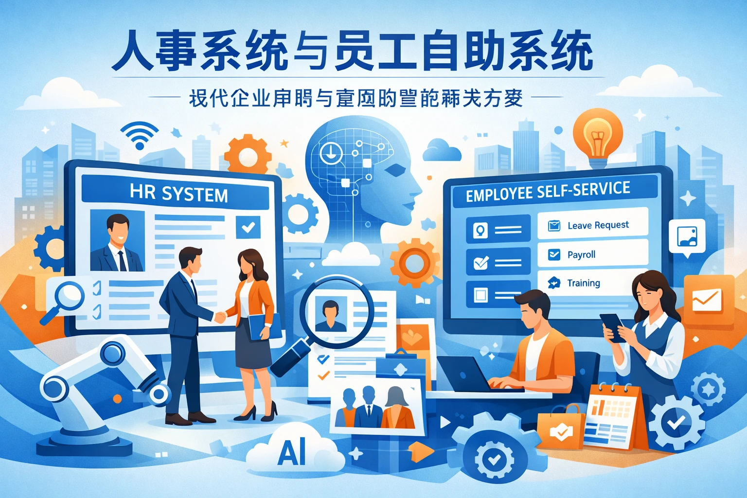 人事系统与员工自助系统：现代企业招聘与管理的智能解决方案