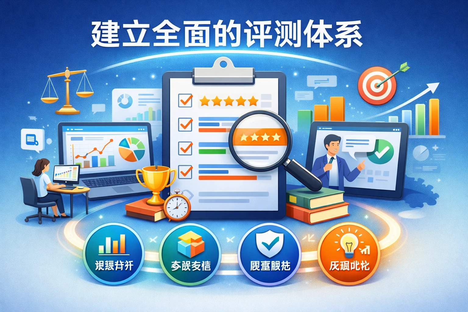 建立全面的评测体系