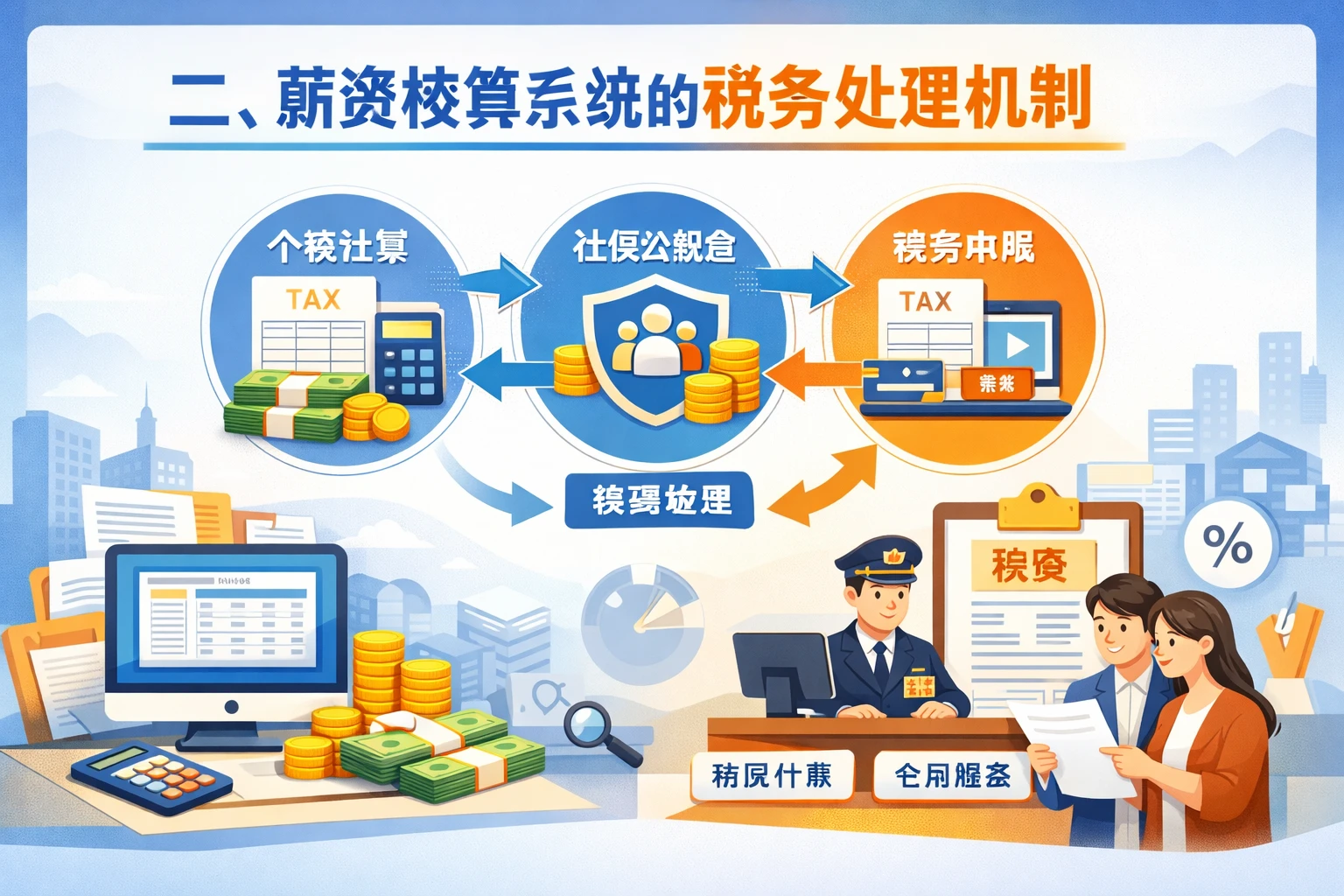 二、薪资核算系统的税务处理机制
