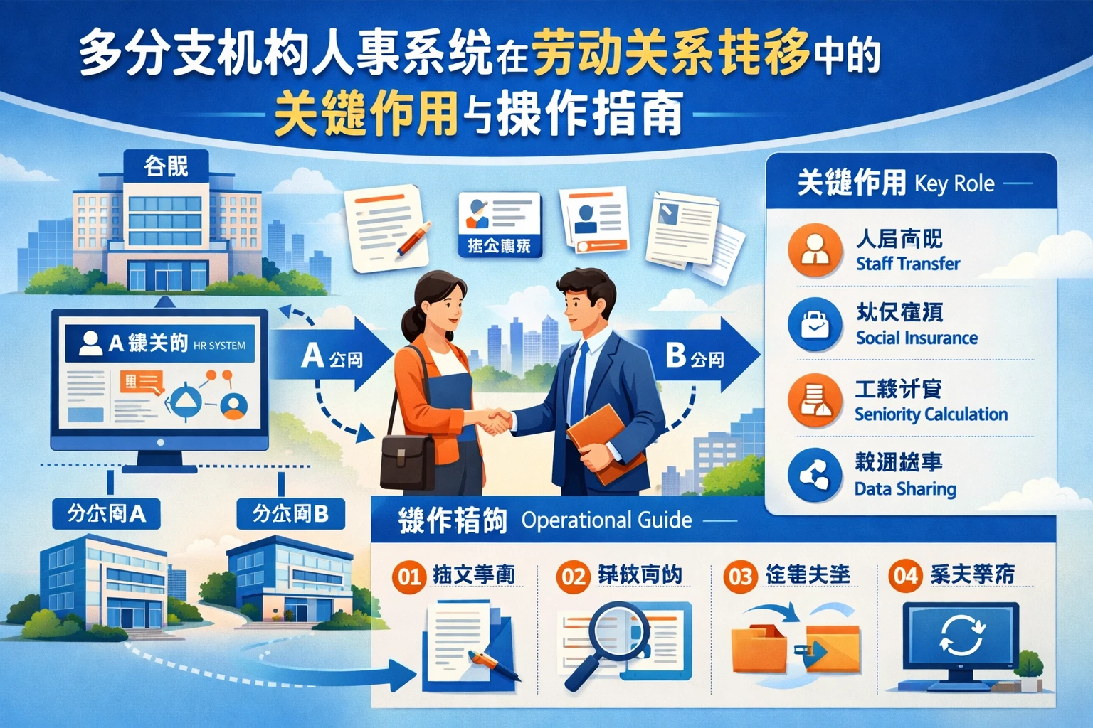 多分支机构人事系统在劳动关系转移中的关键作用与操作指南