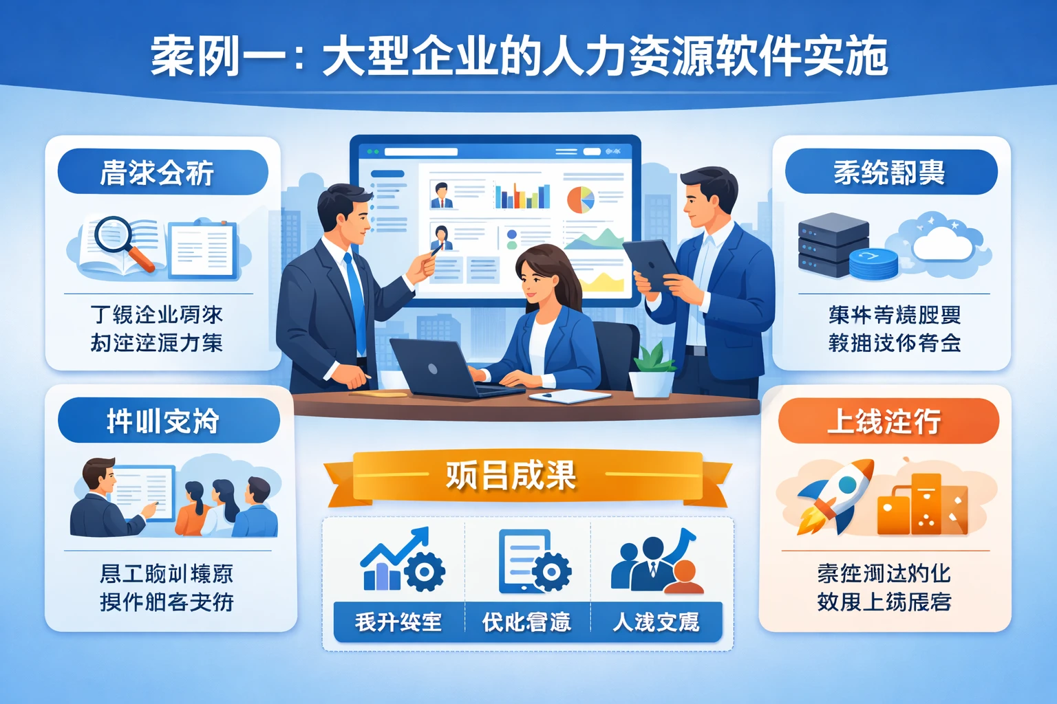 案例一:大型企业的人力资源软件实施