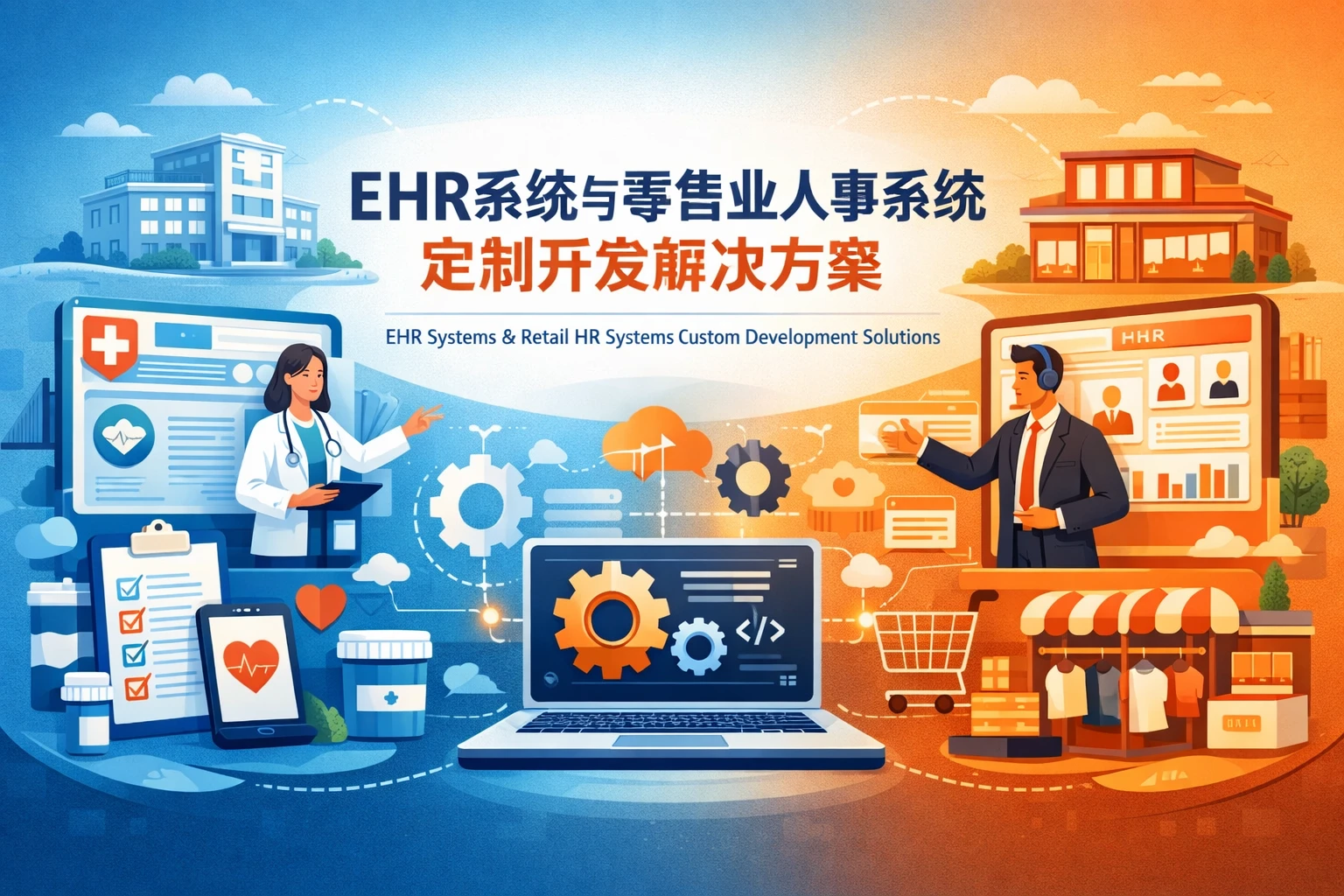 EHR系统与零售业人事系统定制开发解决方案
