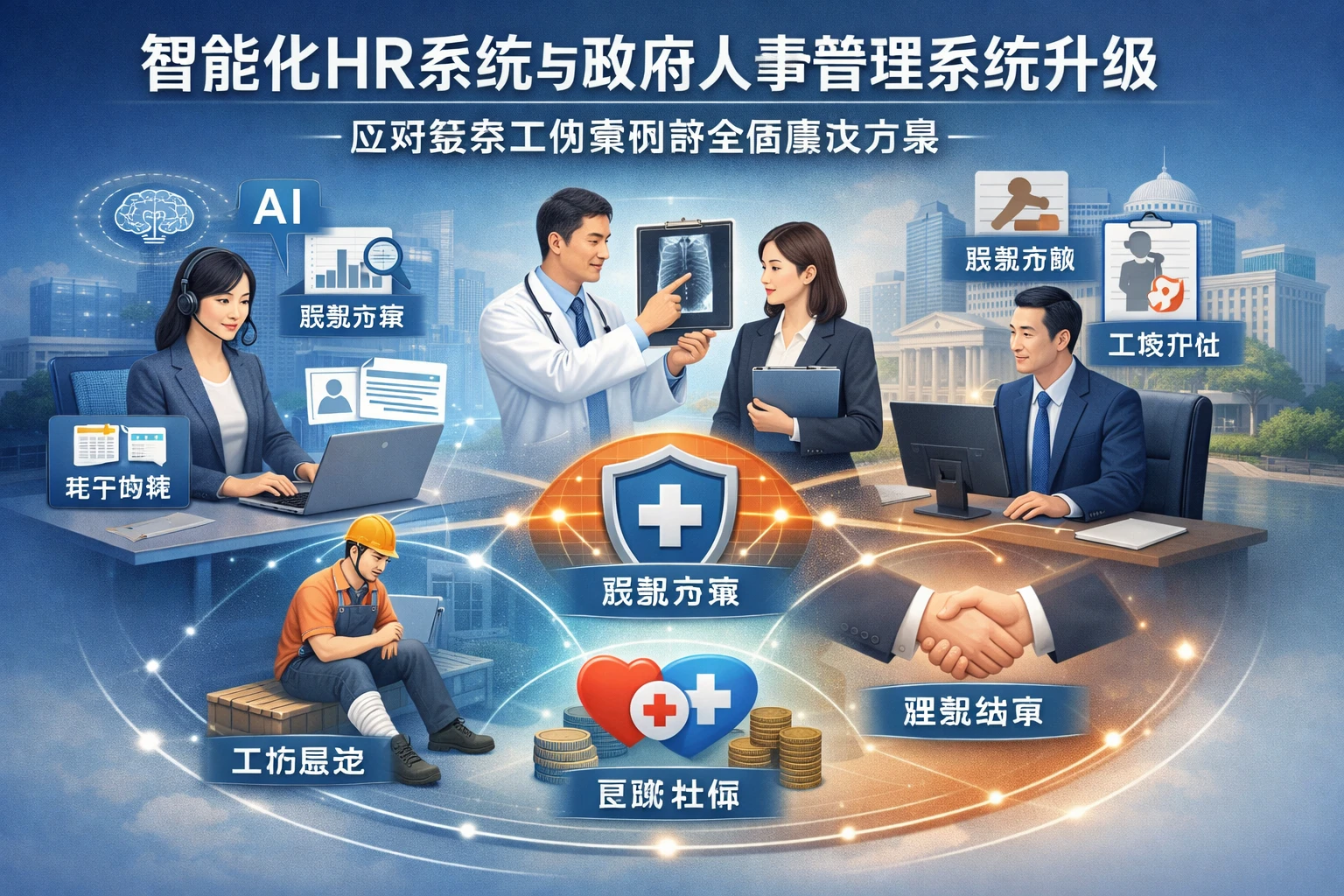 智能化HR系统与政府人事管理系统升级：应对复杂工伤案例的全面解决方案