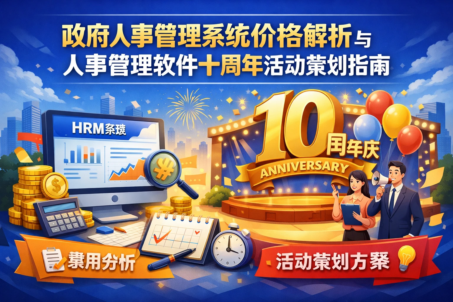 政府人事管理系统价格解析与人事管理软件十周年活动策划指南