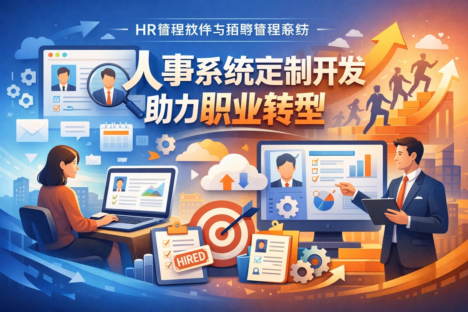 HR管理软件与招聘管理系统：人事系统定制开发助力职业转型