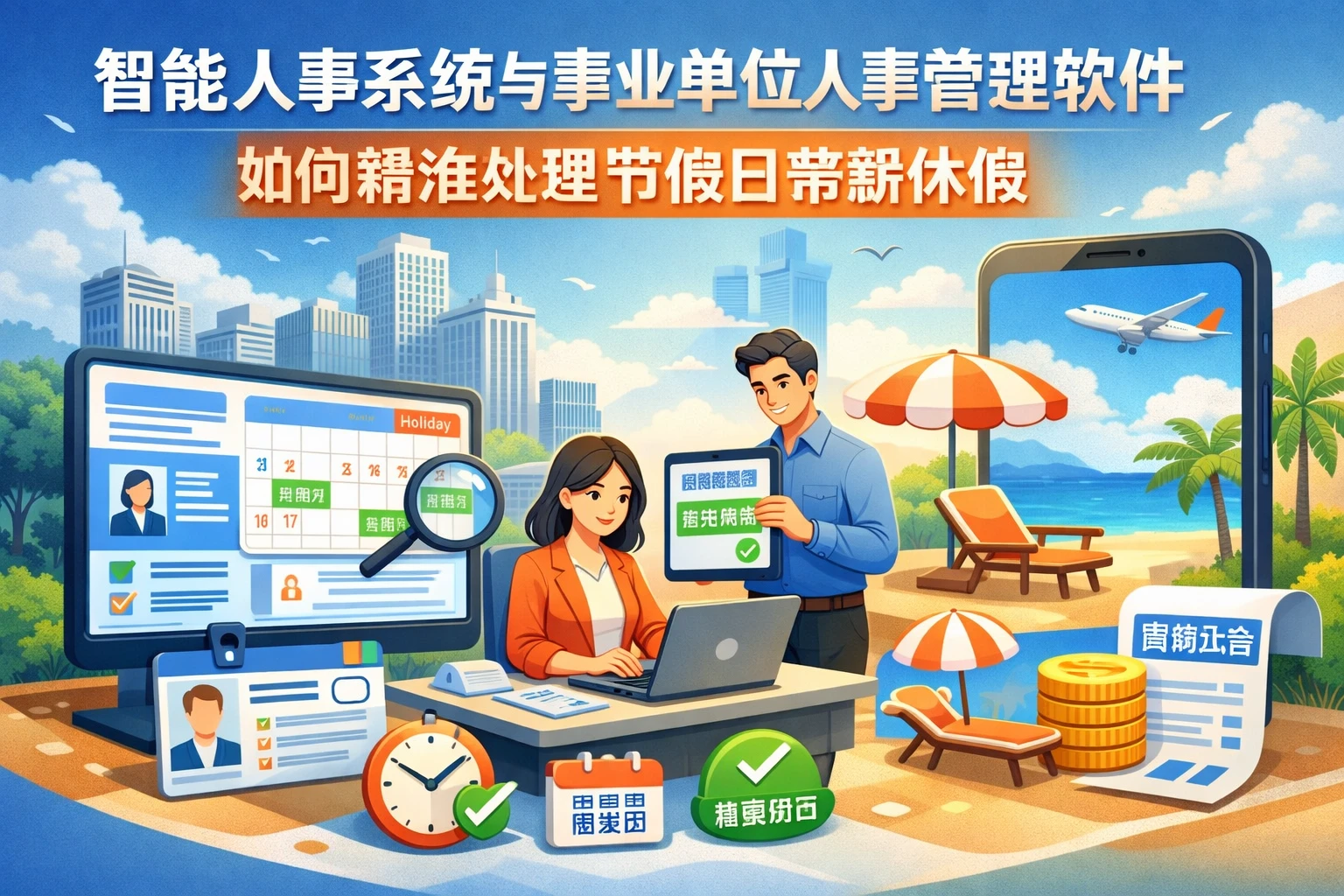智能人事系统与事业单位人事管理软件如何精准处理节假日带薪休假