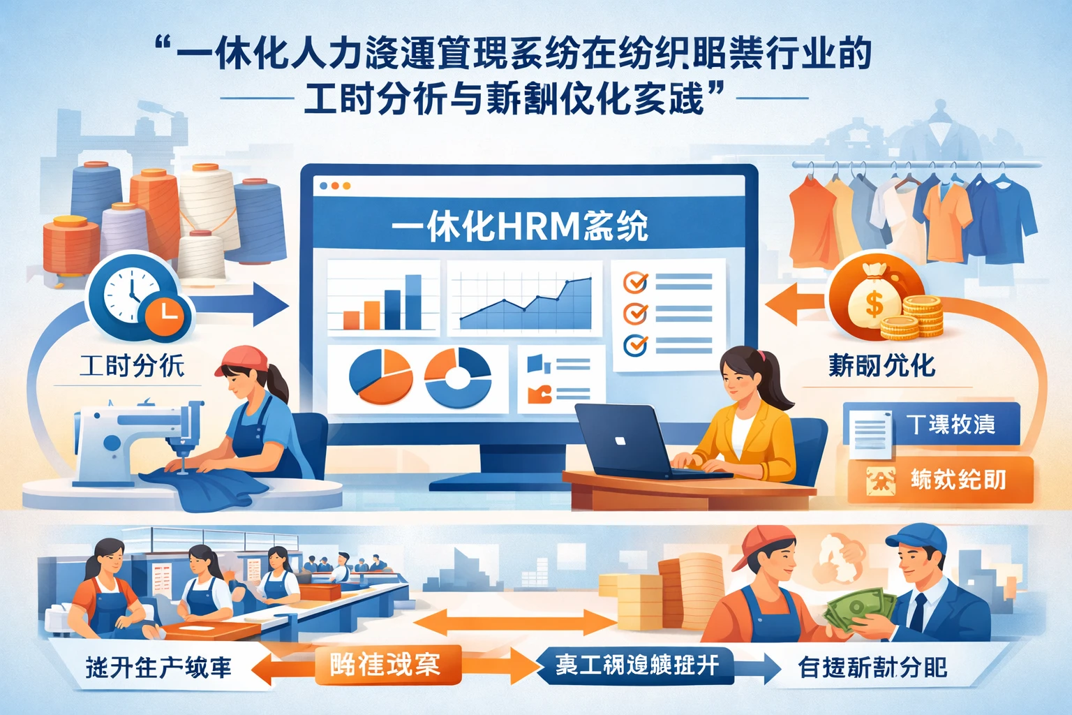 一体化人力资源管理系统在纺织服装行业的工时分析与薪酬优化实践