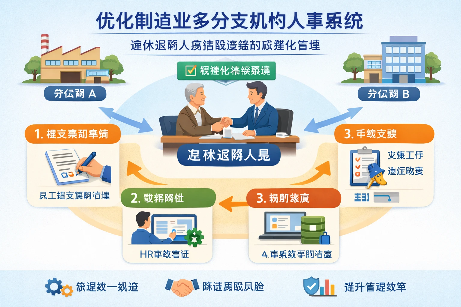 优化制造业多分支机构人事系统:退休返聘人员离职流程的标准化管理