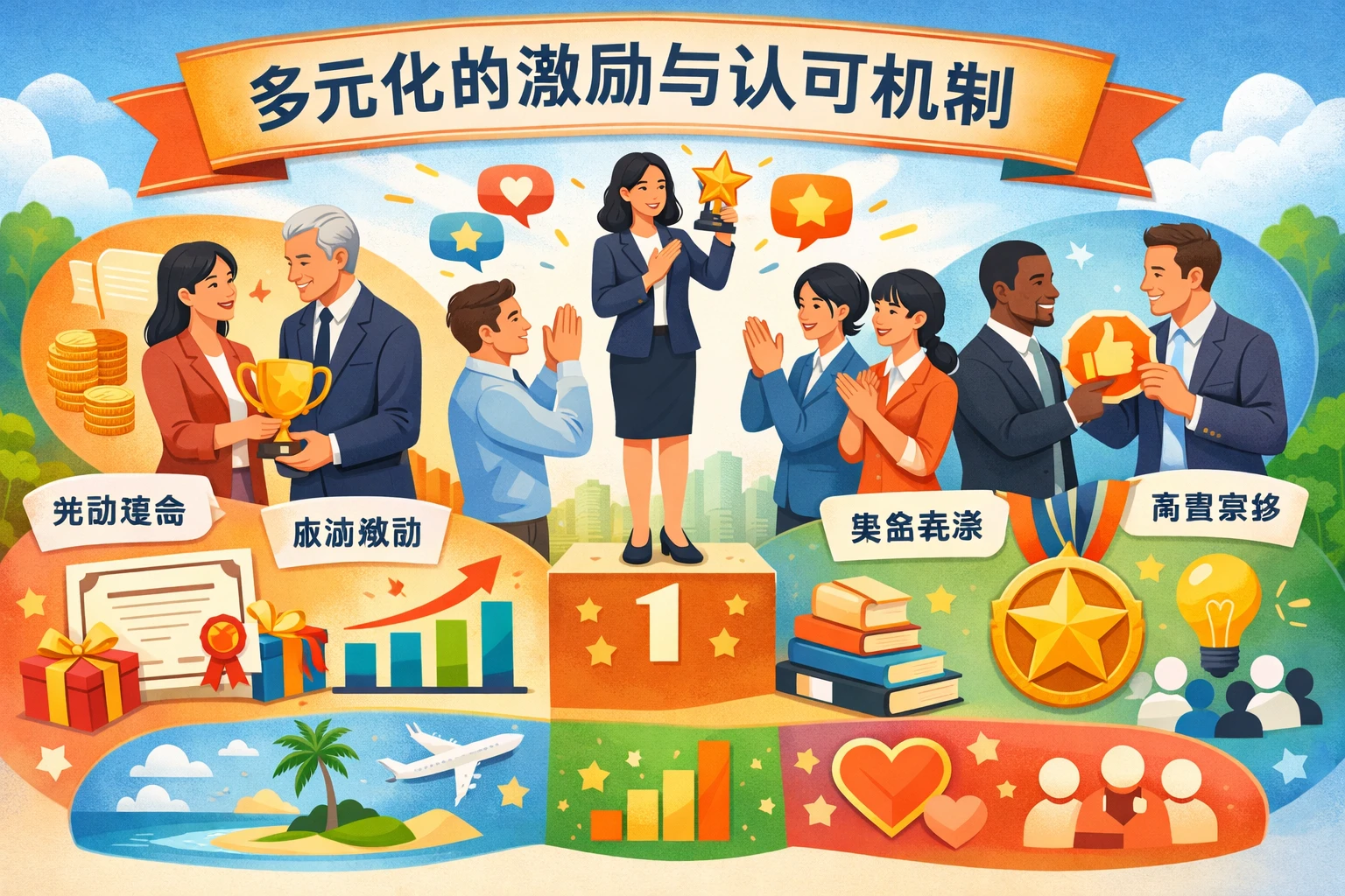 多元化的激励与认可机制